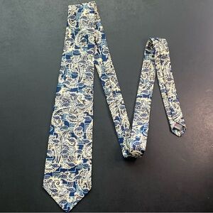 Nordstrom Robert Talbott Best of Class Blue Paisley Silk